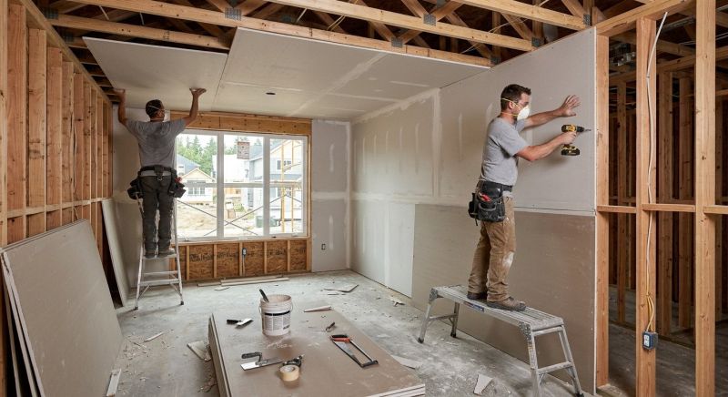 Bedroom Drywall Installation in Alpharetta, GA