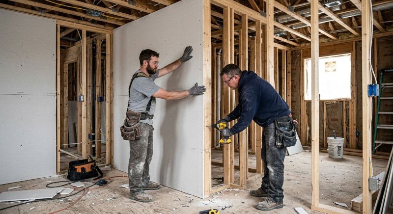 Bedroom Drywall Installation in Kansas City, MO