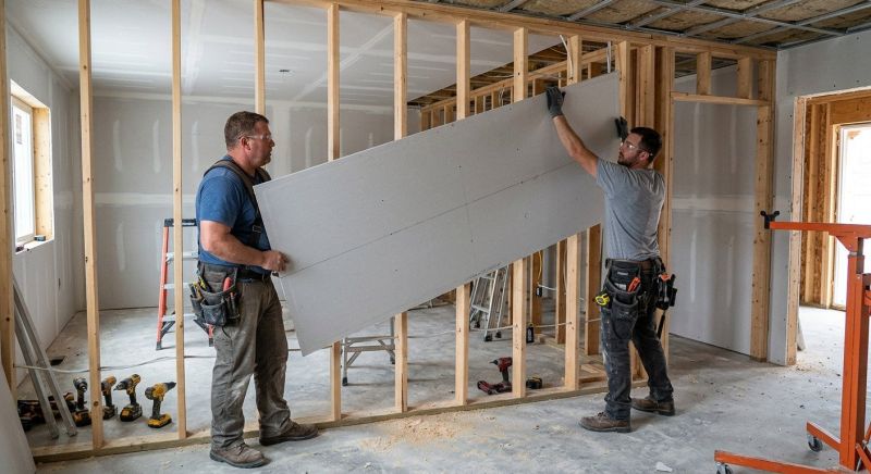 Gypsum Board Installation in Wilmington, NC